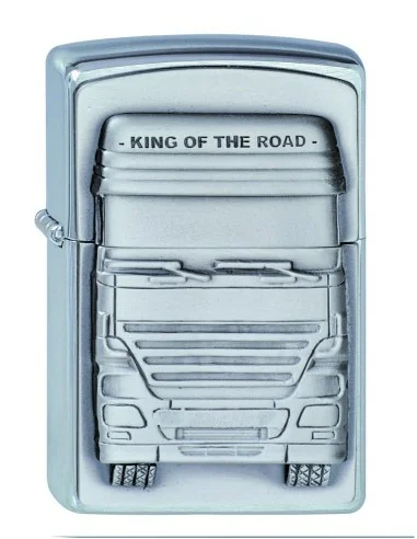 Briquet Zippo King of the Road, personnalisé