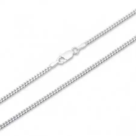 Collier gourmette, argent 2,0 mm