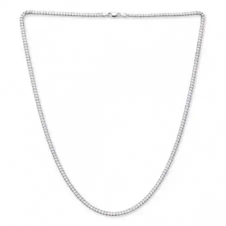 Collier gourmette, argent 3,0 mm